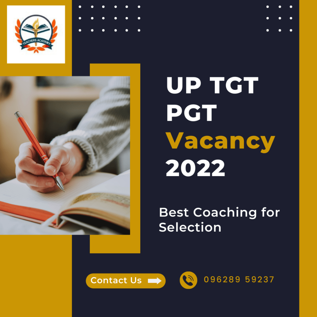 UP TGT PGT Vacancy 2022